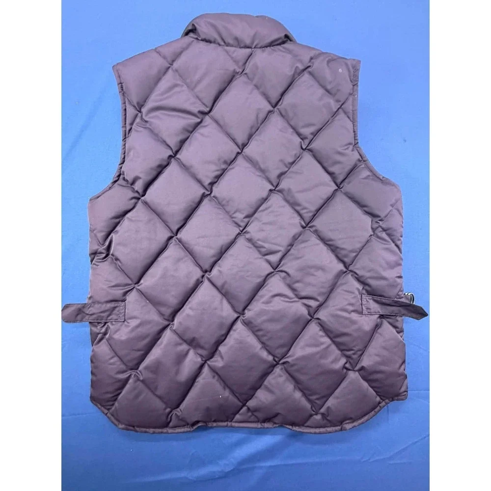 Vintage‎ Eddie Bauer Women Goose Down Puffer Vest Purple Sz Petite Small